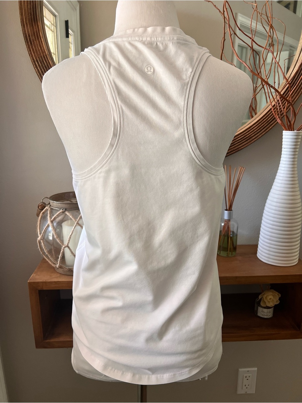 Lululemon Love Tank White Size 6 Pima Cotton